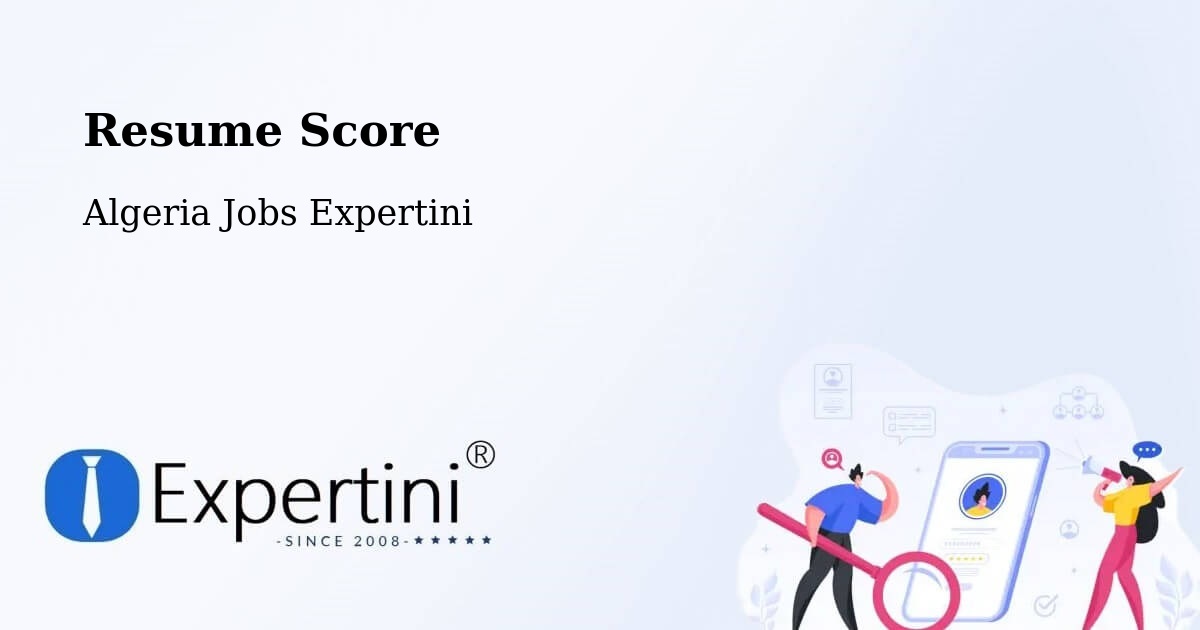 Resume Score & Job Description Match Tool – Rouached - Algeria Jobs Expertini